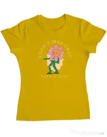 Tricou personalizat dama M&D 29 Galben