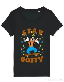 Tricou STANLEY STELLA dama Stay Goofy Negru
