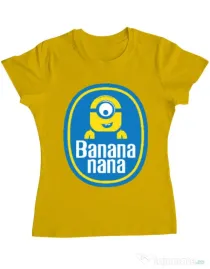 Tricou ADLER dama Bananana Galben