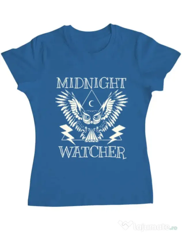 Tricou ADLER dama Midnight Watcher Albastru azuriu