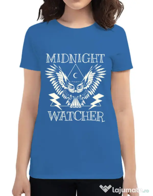 Tricou ADLER dama Midnight Watcher Albastru azuriu