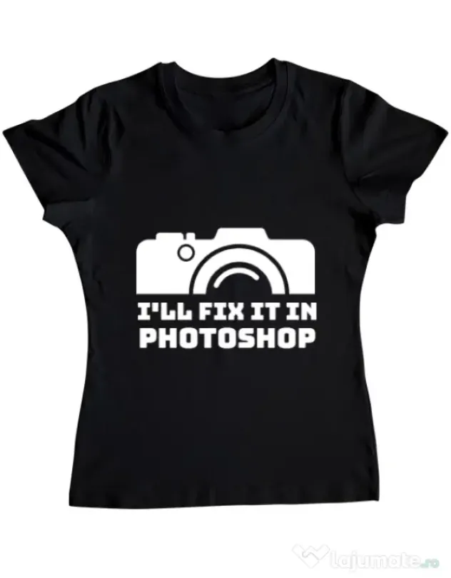 Tricou ADLER dama I’ll fix it Negru