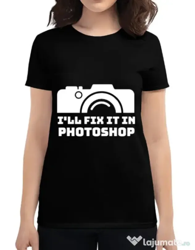 Tricou ADLER dama I’ll fix it Negru