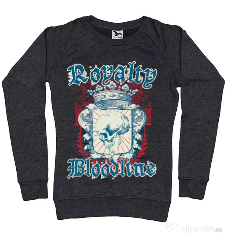 Bluza ADLER dama Royalty bloodline Negru melanj