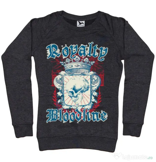 Bluza ADLER dama Royalty bloodline Negru melanj