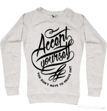Bluza ADLER dama Accept Yourself Migdala melanj