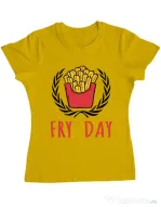 Tricou ADLER dama Fry Day Galben