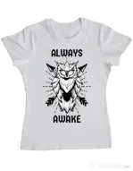 Tricou ADLER dama Always awake Alb