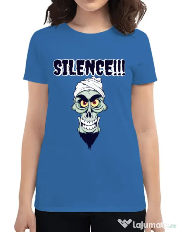 Tricou ADLER dama Silence Albastru azuriu