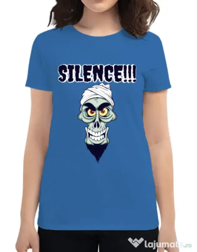 Tricou ADLER dama Silence Albastru azuriu
