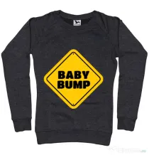 Bluza ADLER dama Baby bump Negru melanj