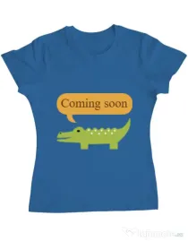 Tricou ADLER dama Coming soon Albastru azuriu