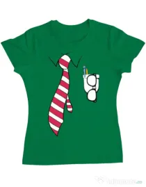 Tricou ADLER dama Cool nerd Verde mediu