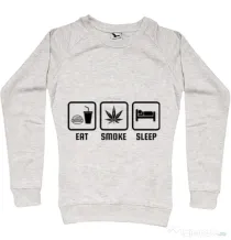 Bluza ADLER dama Eat smoke sleep Migdala melanj