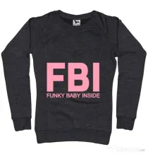 Bluza ADLER dama Funky baby inside Negru melanj