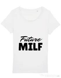 Tricou STANLEY STELLA dama Future Milf Alb