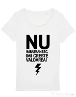 Tricou STANLEY STELLA dama Nu imbatranesc Alb