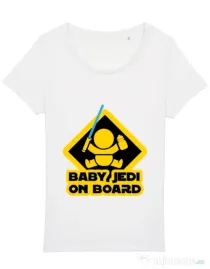 Tricou STANLEY STELLA dama Baby Jedi Alb