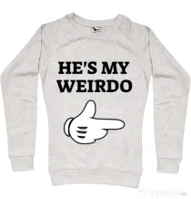 Bluza ADLER dama He's my weirdo Migdala melanj