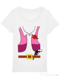 Tricou STANLEY STELLA dama Cowboy suit 2 Alb