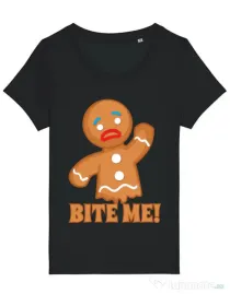 Tricou STANLEY STELLA dama Bite me Negru