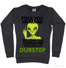 Bluza ADLER dama Dubstep alien Negru melanj