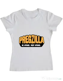 Tricou ADLER dama Pregzilla Alb
