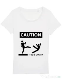 Tricou STANLEY STELLA dama This is Sparta Alb