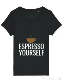 Tricou STANLEY STELLA dama Espresso yourself Negru
