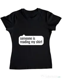 Tricou ADLER dama Reading my shirt Negru