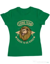 Tricou ADLER dama Lions team Verde mediu