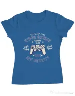 Tricou ADLER dama My reality Albastru azuriu