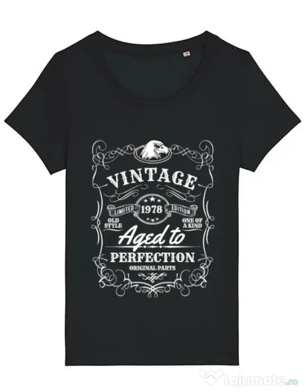 Tricou STANLEY STELLA dama Aged to perfection Negru