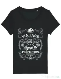 Tricou STANLEY STELLA dama Aged to perfection Negru