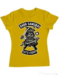 Tricou ADLER dama Dark samurai Galben