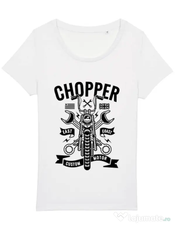 Tricou STANLEY STELLA dama Chopper Alb