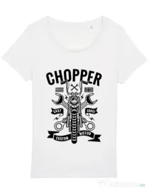 Tricou STANLEY STELLA dama Chopper Alb
