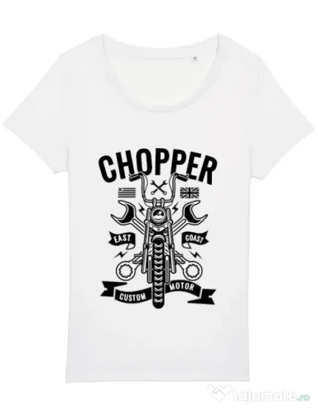 Tricou STANLEY STELLA dama Chopper Alb