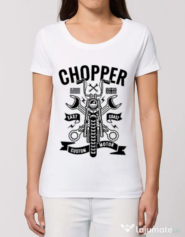 Tricou STANLEY STELLA dama Chopper Alb