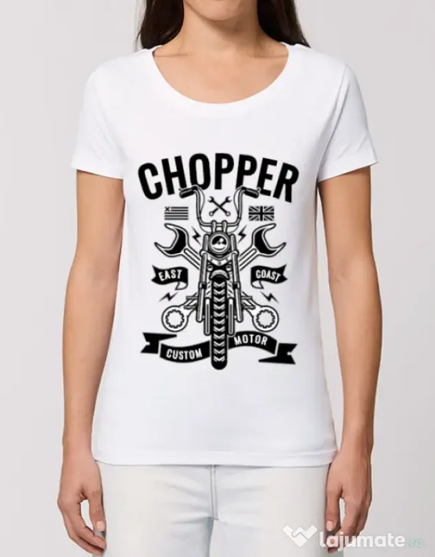 Tricou STANLEY STELLA dama Chopper Alb