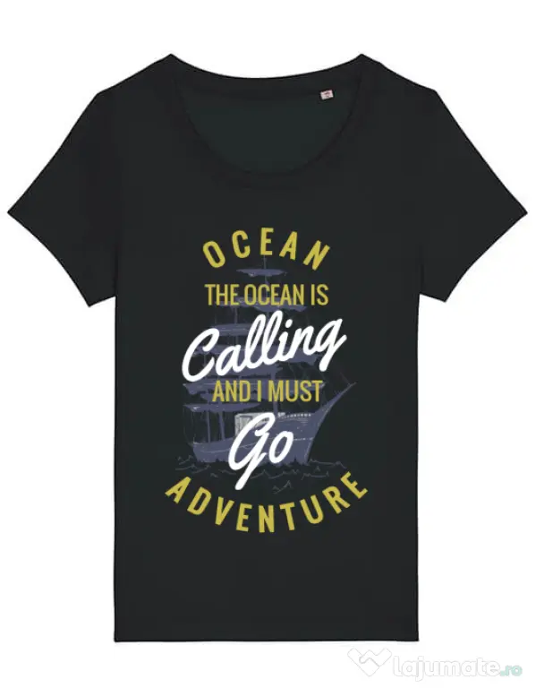 Tricou STANLEY STELLA dama Ocean adventure Negru
