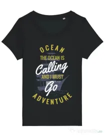 Tricou STANLEY STELLA dama Ocean adventure Negru