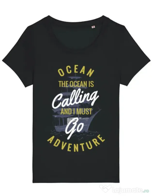 Tricou STANLEY STELLA dama Ocean adventure Negru