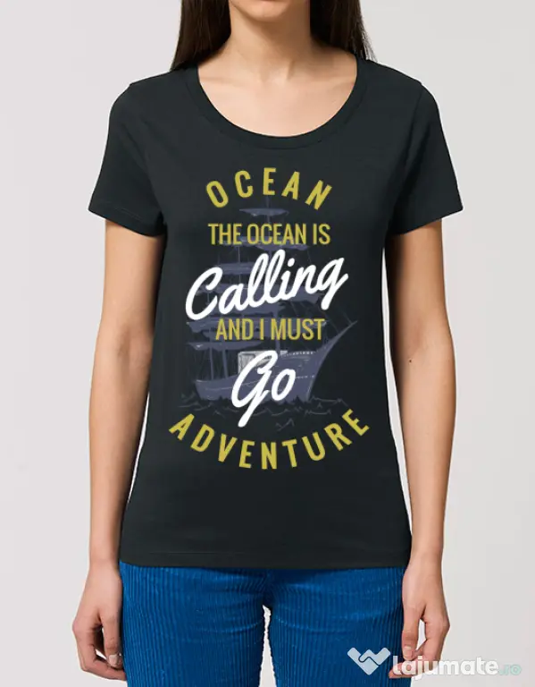 Tricou STANLEY STELLA dama Ocean adventure Negru