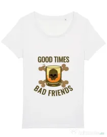 Tricou STANLEY STELLA dama Good times Alb
