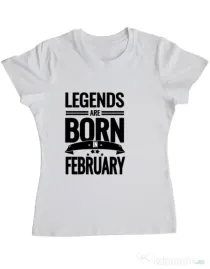 Tricou ADLER dama Legends Alb