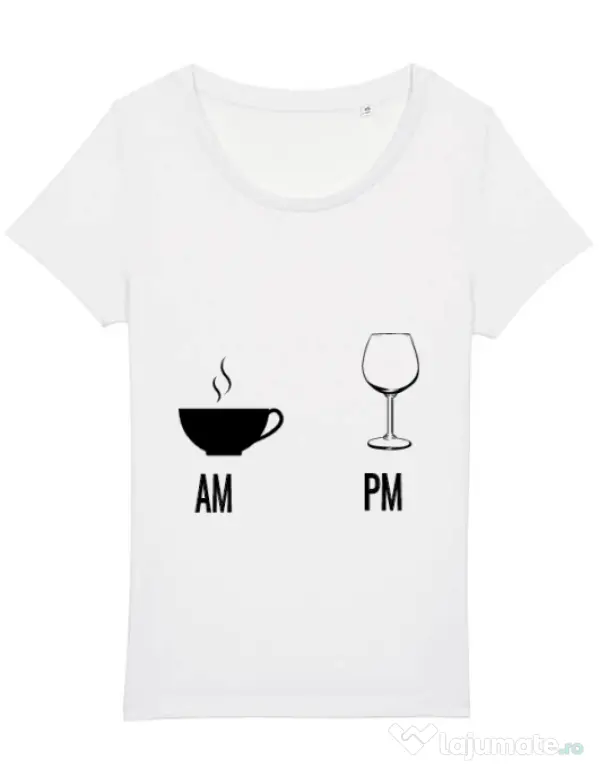 Tricou STANLEY STELLA dama My days Alb