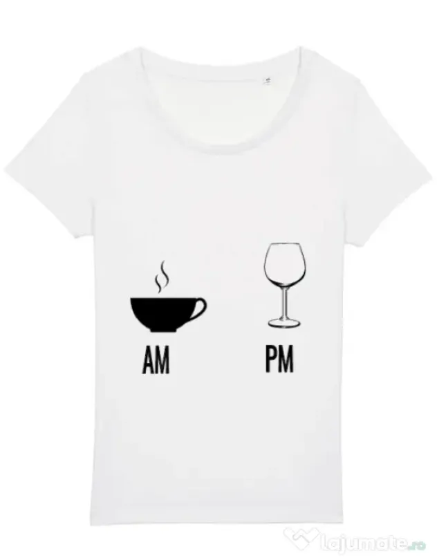 Tricou STANLEY STELLA dama My days Alb