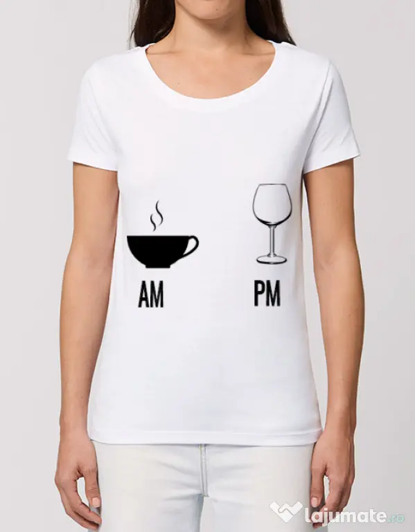 Tricou STANLEY STELLA dama My days Alb