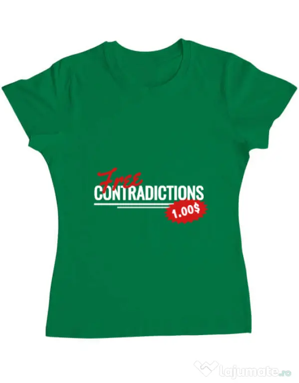 Tricou ADLER dama Free contradictions Verde mediu